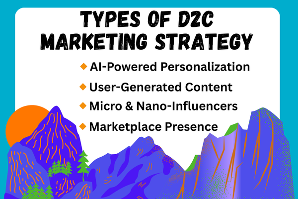 Types of D2C marketing strategy 

