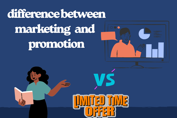 difference between marketing and promotion