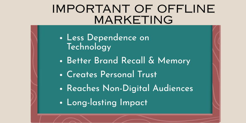 Important of offline marketing