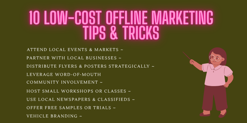 10 Low-Cost Offline Marketing Tips & Tricks