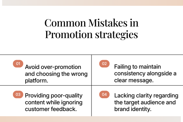 Common Mistakes in Promotion strategies