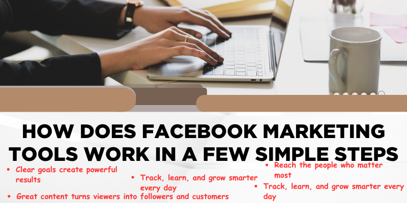How does Facebook marketing tools work in a few simple steps? 